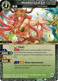 Hidden Leaf Elf - Savior of Chaos - Battle Spirits Saga card