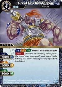 Great Javelin Morgan - Savior of Chaos - Battle Spirits Saga card