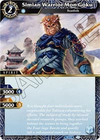 Simian Warrior Mon Goku - Savior of Chaos - Battle Spirits Saga card