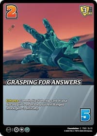 Grasping For Answers - Challenger Series: Cowboy Bebop and Trigun Stampede - UniVersus card