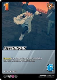 Pitching In - Challenger Series: Cowboy Bebop and Trigun Stampede - UniVersus card
