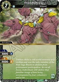 Frondshrew - Savior of Chaos - Battle Spirits Saga card