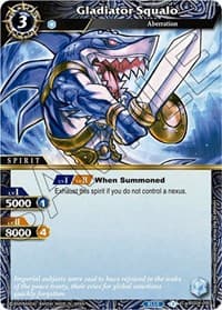 Gladiator Squalo - Savior of Chaos - Battle Spirits Saga card