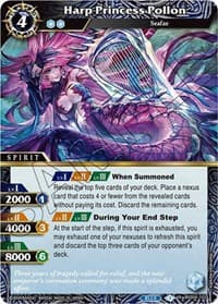 Harp Princess Pollon - Savior of Chaos - Battle Spirits Saga card