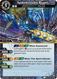 Spikeknuckle Roger - Savior of Chaos - Battle Spirits Saga card