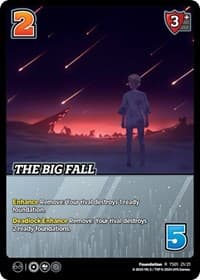 The Big Fall - Challenger Series: Cowboy Bebop and Trigun Stampede - UniVersus card