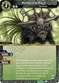 Badgered Devil - Savior of Chaos - Battle Spirits Saga card