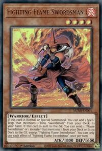 Fighting Flame Swordsman - Maze of Millennia - YuGiOh card