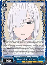 Hospital Staff, Fiona (SR) - SPY x FAMILY - Weiss Schwarz card