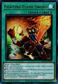 Fighting Flame Sword - Maze of Millennia - YuGiOh card