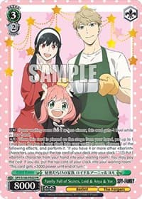 Family Full of Secrets, Loid & Anya & Yor (Promo) - SPY x FAMILY - Weiss Schwarz card