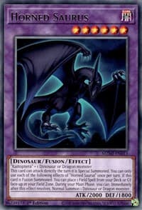 Horned Saurus - Maze of Millennia - YuGiOh card