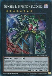 Number 1: Infection Buzzking (CR) - Maze of Millennia - YuGiOh card