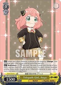 Telepath Girl, Anya - SPY x FAMILY - Weiss Schwarz card