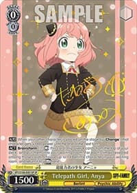 Telepath Girl, Anya (SP) - SPY x FAMILY - Weiss Schwarz card