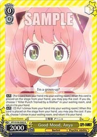 Good Mood, Anya - SPY x FAMILY - Weiss Schwarz card