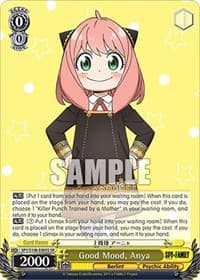 Good Mood, Anya (SR) - SPY x FAMILY - Weiss Schwarz card