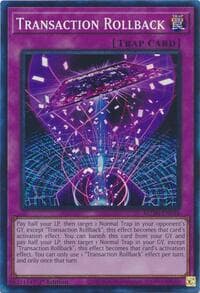 Transaction Rollback (CR) - Maze of Millennia - YuGiOh card