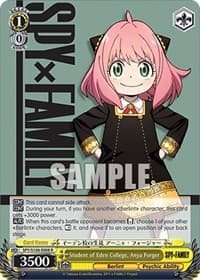 Student of Eden College, Anya Forger - SPY x FAMILY - Weiss Schwarz card