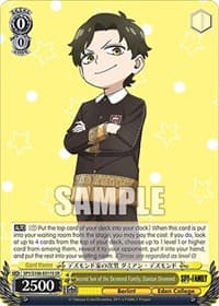Second Son of the Desmond Family, Damian Desmond (SR) - SPY x FAMILY - Weiss Schwarz card
