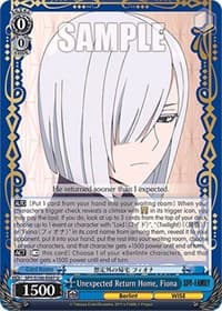 Unexpected Return Home, Fiona - SPY x FAMILY - Weiss Schwarz card