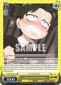 Frustrated Damian - SPY x FAMILY - Weiss Schwarz card