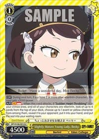 Slightly Mature Young Lady, Becky - SPY x FAMILY - Weiss Schwarz card