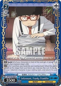 Informant, Franky Franklin - SPY x FAMILY - Weiss Schwarz card