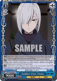 Sudden Visit, Fiona - SPY x FAMILY - Weiss Schwarz card