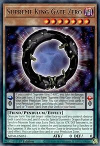 Supreme King Gate Zero - Maze of Millennia - YuGiOh card
