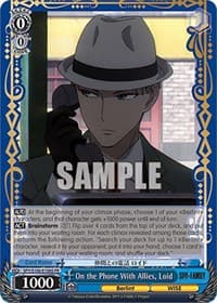 On the Phone With Allies, Loid (Foil) - SPY x FAMILY - Weiss Schwarz card