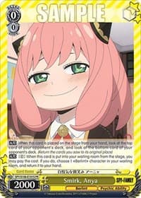 Smirk, Anya (Foil) - SPY x FAMILY - Weiss Schwarz card