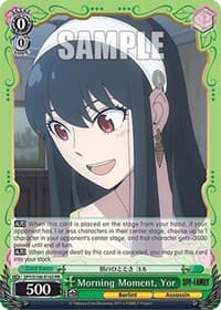 Morning Moment, Yor - SPY x FAMILY - Weiss Schwarz card