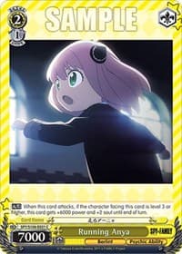 Running Anya - SPY x FAMILY - Weiss Schwarz card