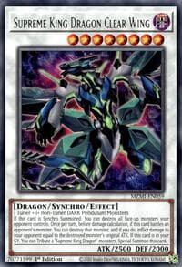 Supreme King Dragon Clear Wing - Maze of Millennia - YuGiOh card