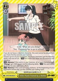 Killer Punch Trained by a Mother - SPY x FAMILY - Weiss Schwarz card