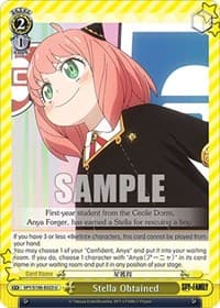 Stella Obtained - SPY x FAMILY - Weiss Schwarz card