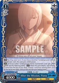 After the Mission, Fiona - SPY x FAMILY - Weiss Schwarz card