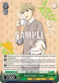 Kind Smile, Loid - SPY x FAMILY - Weiss Schwarz card