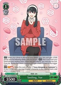 Smiling, Yor - SPY x FAMILY - Weiss Schwarz card