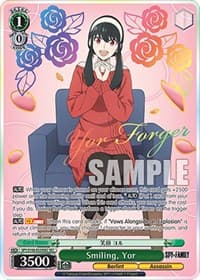 Smiling, Yor (SEC) - SPY x FAMILY - Weiss Schwarz card