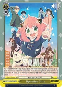Operation Strix - SPY x FAMILY - Weiss Schwarz card
