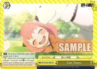 Fun Times - SPY x FAMILY - Weiss Schwarz card