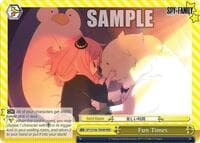 Fun Times (RRR) - SPY x FAMILY - Weiss Schwarz card