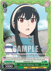 On an Outing, Yor - SPY x FAMILY - Weiss Schwarz card