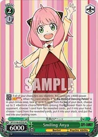 Smiling Anya (SR) - SPY x FAMILY - Weiss Schwarz card