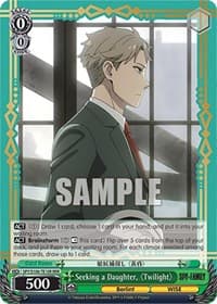 Seeking a Daughter, "Twilight" (RRR) - SPY x FAMILY - Weiss Schwarz card