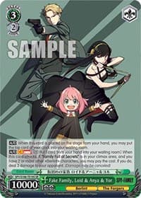 Fake Family, Loid & Anya & Yor (SR) - SPY x FAMILY - Weiss Schwarz card