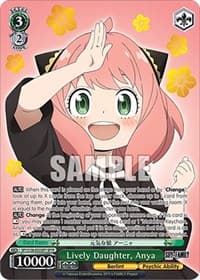 Lively Daughter, Anya (SPYR) - SPY x FAMILY - Weiss Schwarz card