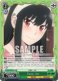 Favor, Yor - SPY x FAMILY - Weiss Schwarz card